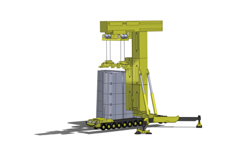Aevento Figure 4 Assembly Jaegger Transport Crane