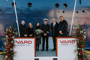 Christening ceremony of Windward Paris. courtesy Vard